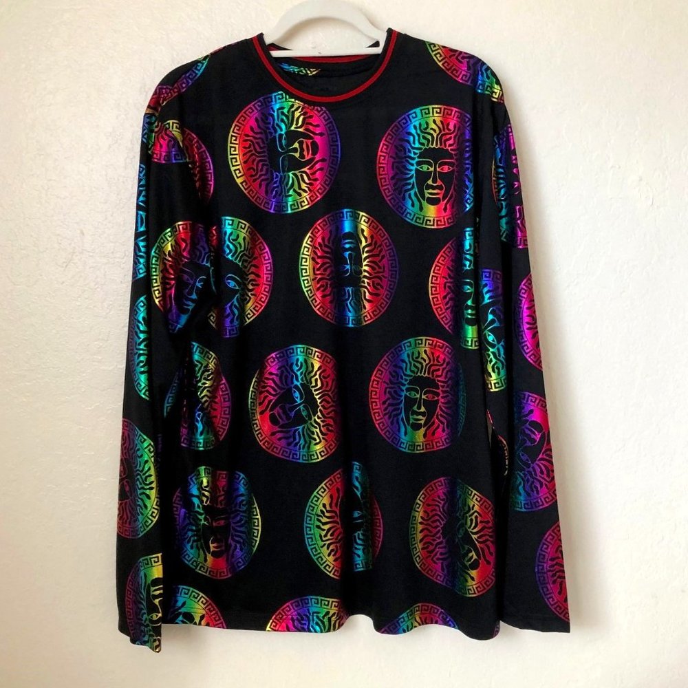 Drill NYC Rainbow Medusa Long Sleeved Shirt